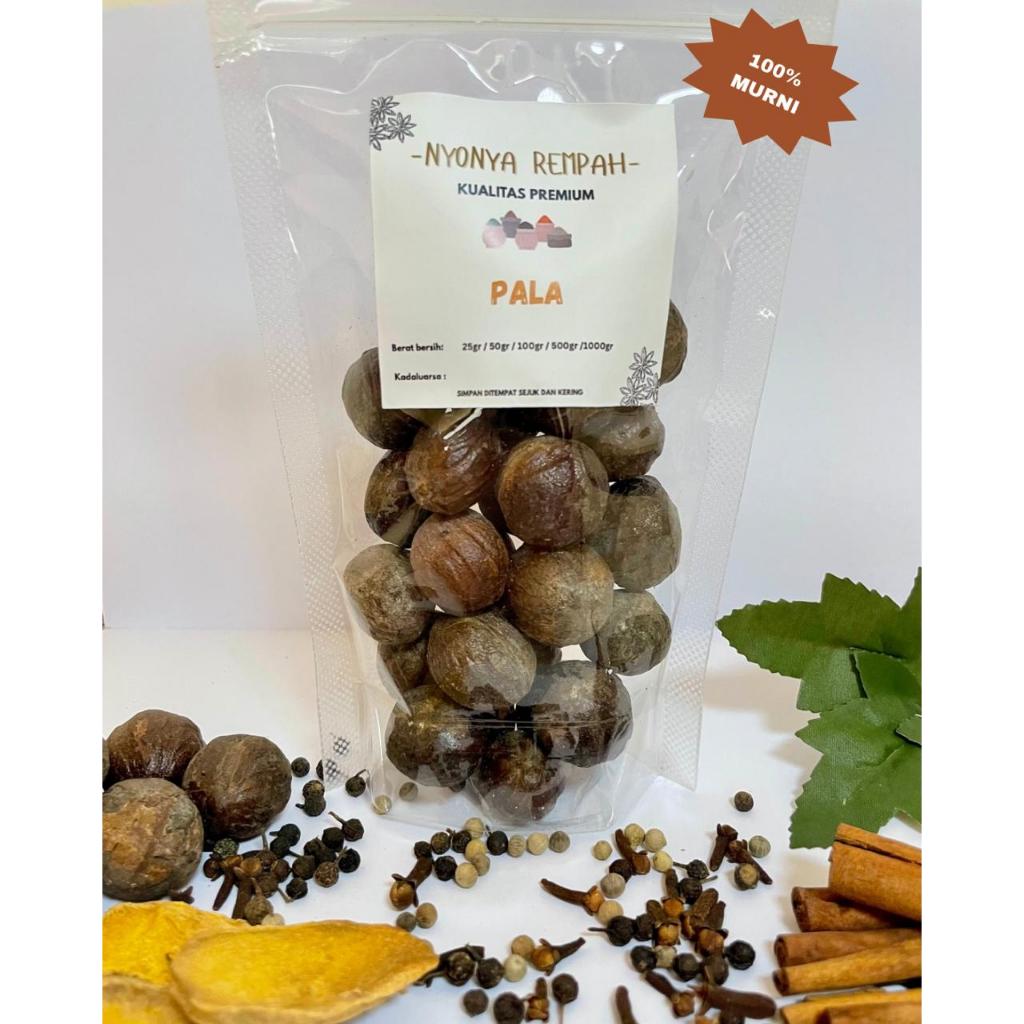

Nyonya Rempah - Pala Utuh / Nutmeg/ Biji Pala / Buah Pala 100% PREMIUM QUALITY