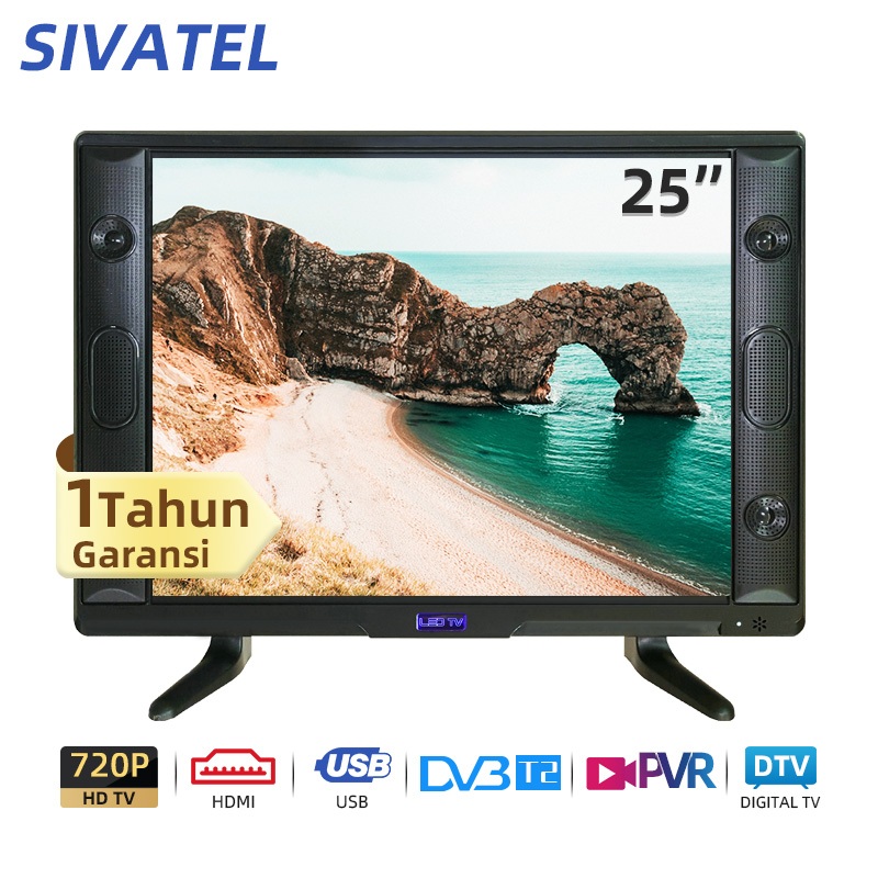 Sivatel TV LED Digital 25 inch FHD Ready Murah TV Led 24 inch 25 inch Digital TV Terbaru Murah Promo