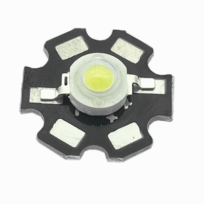 LED HPL 1Watt Taiwan + PCB Pendingin 1W - Warna Putih