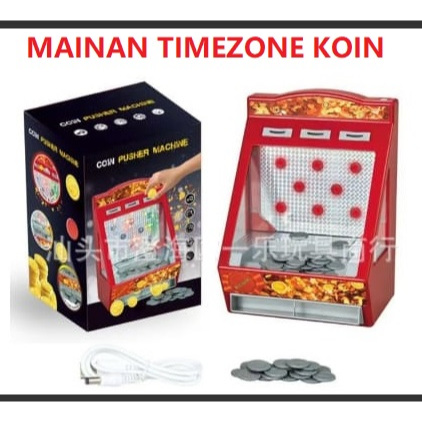 MAINAN ANAK MESIN KOIN MINI MACHINE GAME COIN EDUKASI BELAJAR TOY KID GIRL TIMEZONE KOIN MAIN CLAW