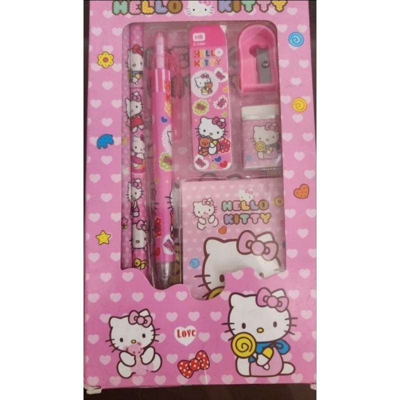

alat tulis set hello kitty