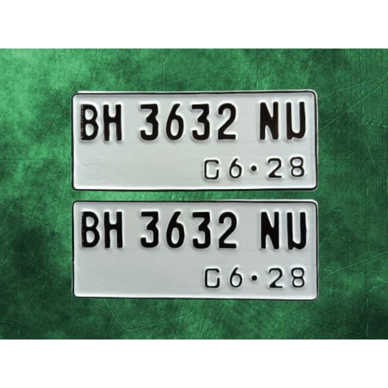 [NEW PRODUCT] Plat Nomor Untuk Motor Ukuran Standar Samsat Font Terbaru Samsat
