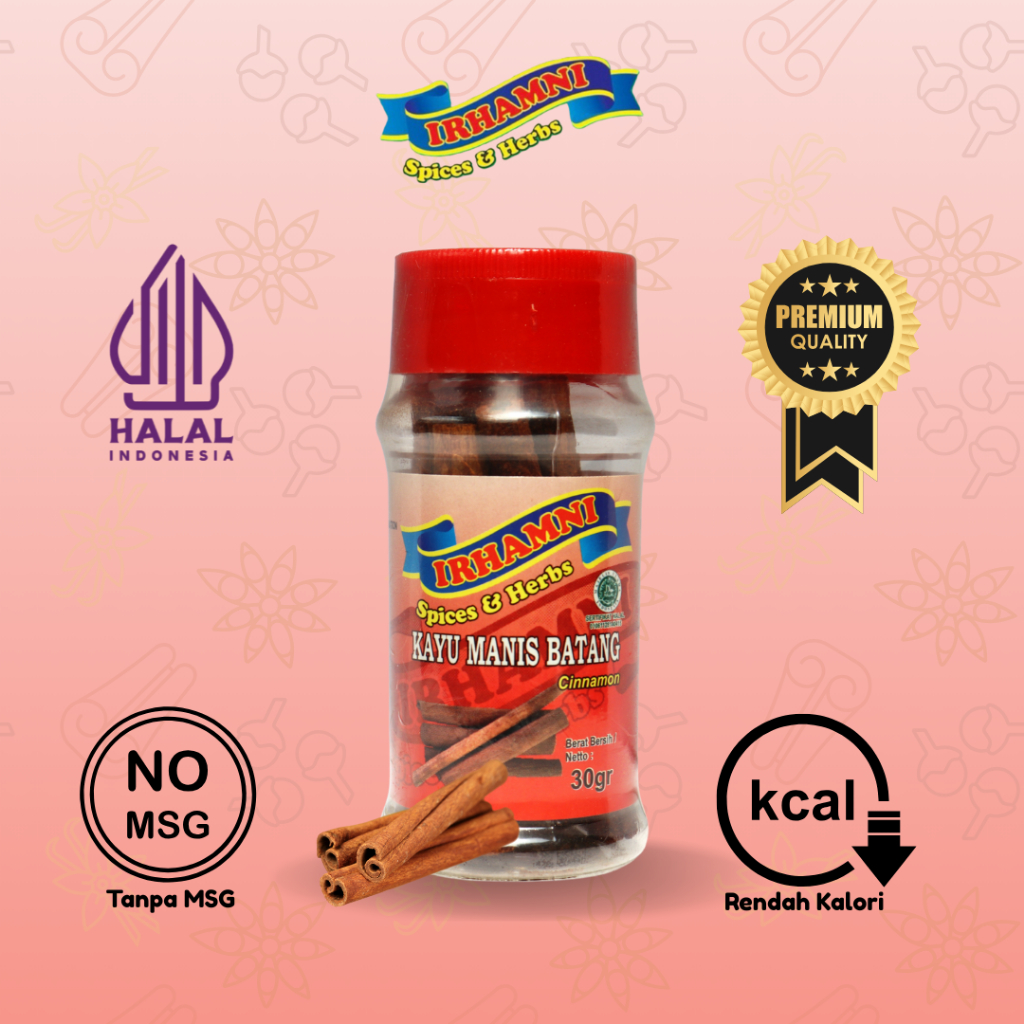 

Irhamni Kayu Manis Batang / Cinnamon Stick 30 gr