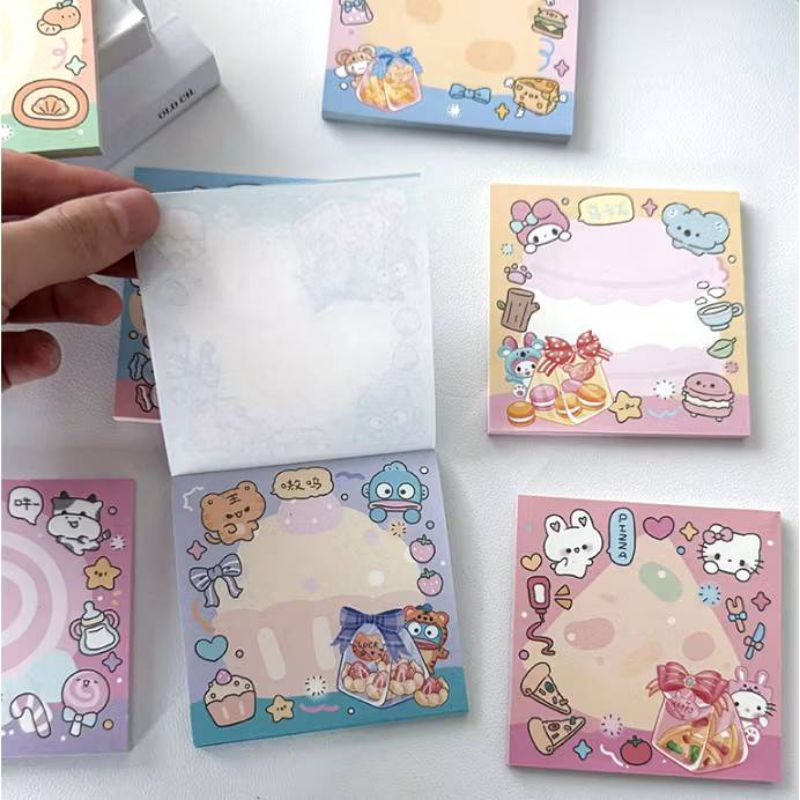 

[50lbr] Memopad Sanrio/ Notes Memo/ Sticky Note Melody Kuromi Cinnamoroll Estetik Lucu Kartun