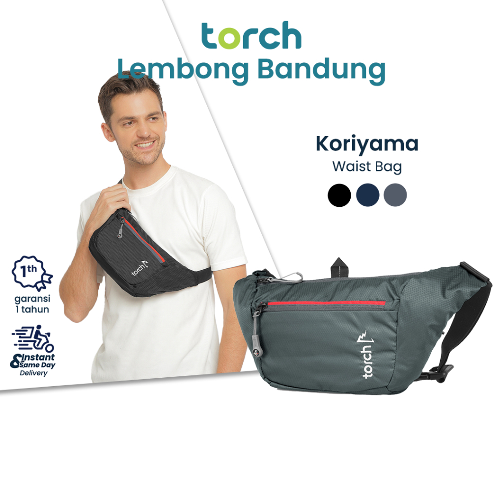 TORCH Koriyama Tas Pinggang Konser Anti Air Pria Wanita