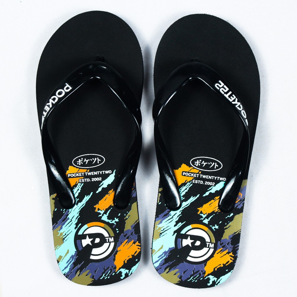 Pocket22 Sendal Motif FFD 1216 OBERON - Sandal Terbaru, Tampilan Menarik, Empuk Dan Nyaman Dipakai