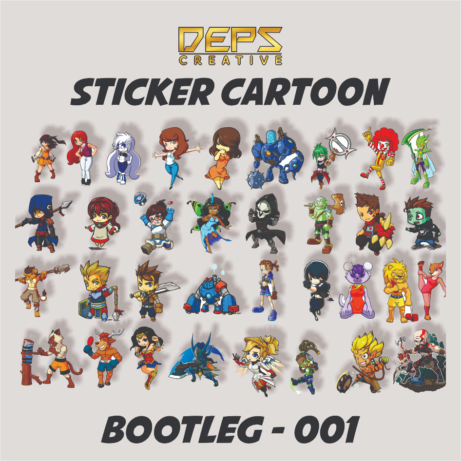 

STICKER CARTOON ANIME LUCU / MURAH