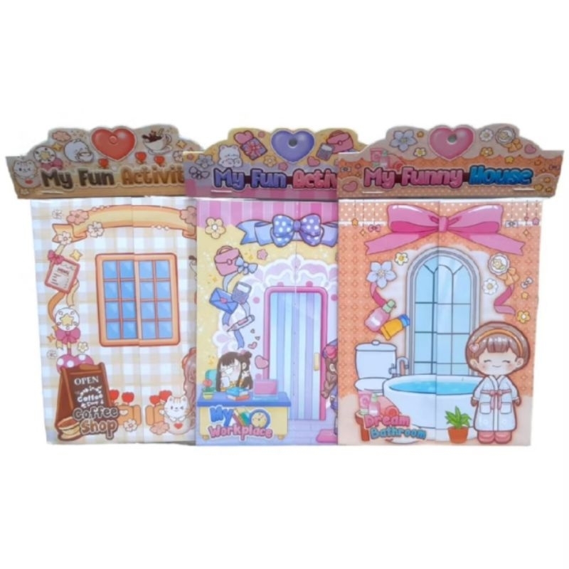 

stiker funny house dekorasi.