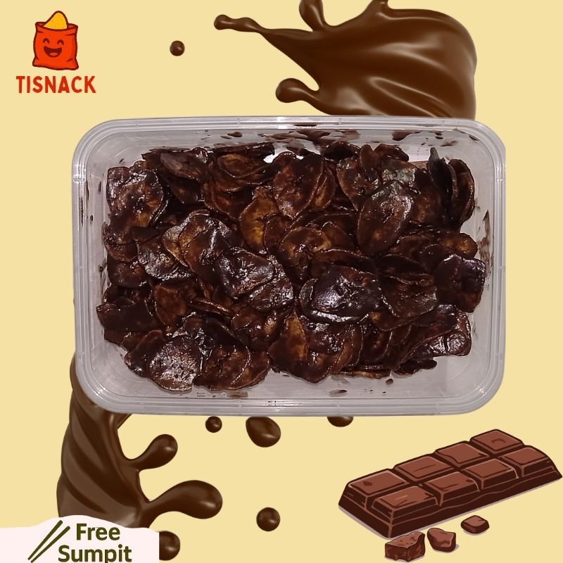 

KERIPIK PISANG LUMER coklat, stroberi , matchaKemasan Thinwall 500 ML / 150 gram