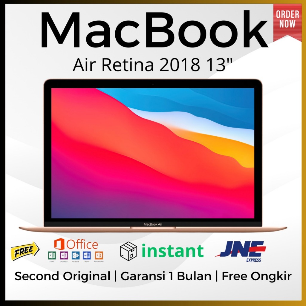 Macbook Air Retina 2018 13Inch Second Original
