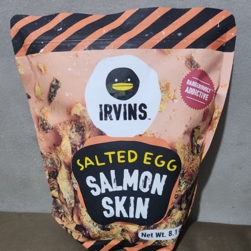 

Irvins salted egg salmon skin large fresh from singapore