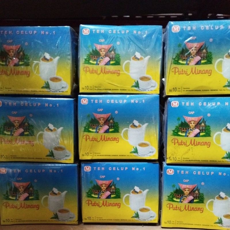 

TEH CELUP NO 1 CAP PUTRI MINANG isi 10 KANTONG