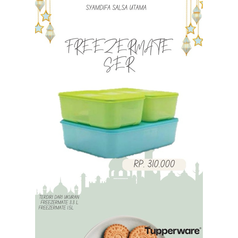Tupperware Ori - Freezermate set (3)