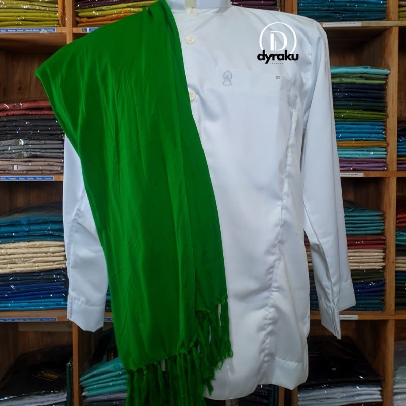 super deal sorban gus iqdam sorban rida polos panjang sorban sholat polos rawis warna hitam putih