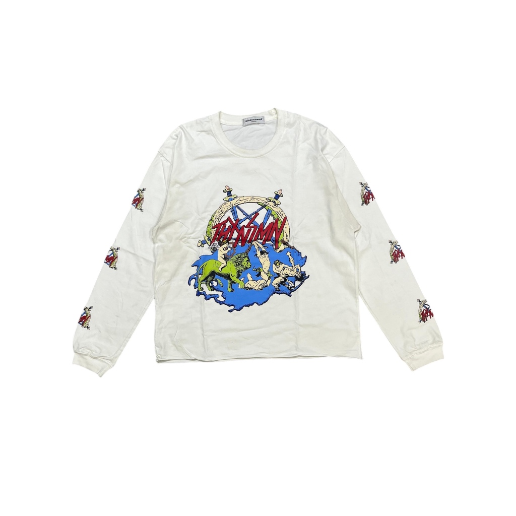 Longsleeve 03 White size M Thanksinsomnia - used