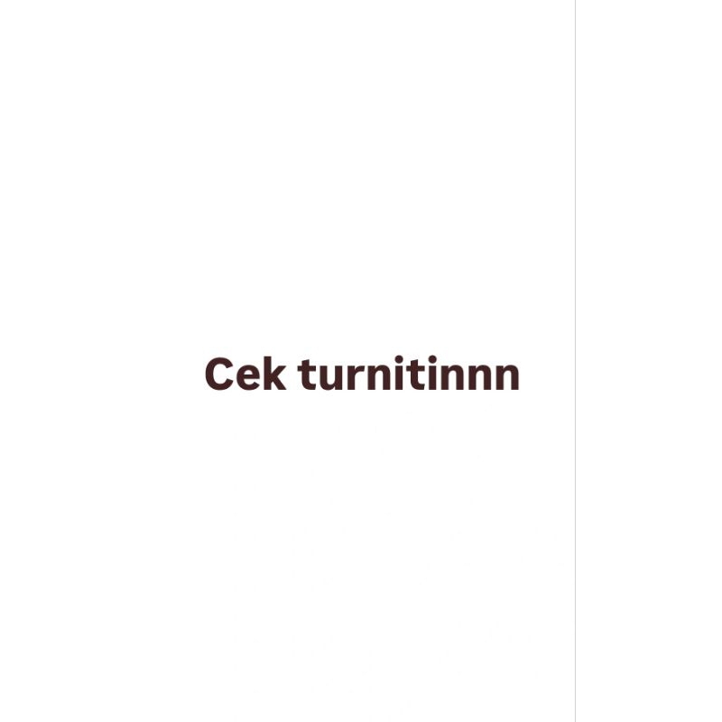 Cek Turnitin