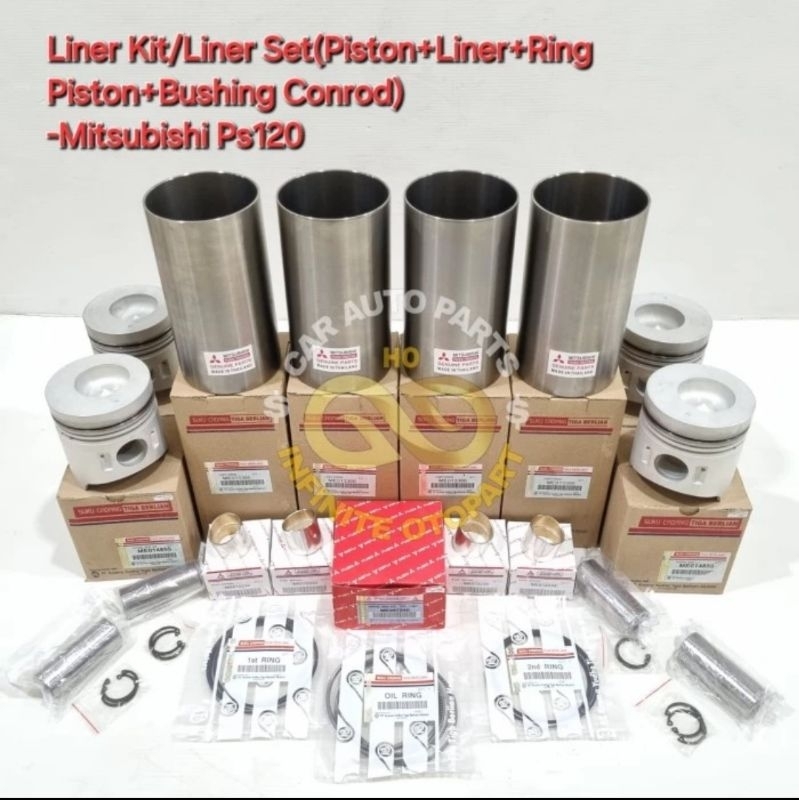 LINER KIT SET BORING KOMPLIT PS120 RAGASA 4D34 ORIGINAL GARANSI