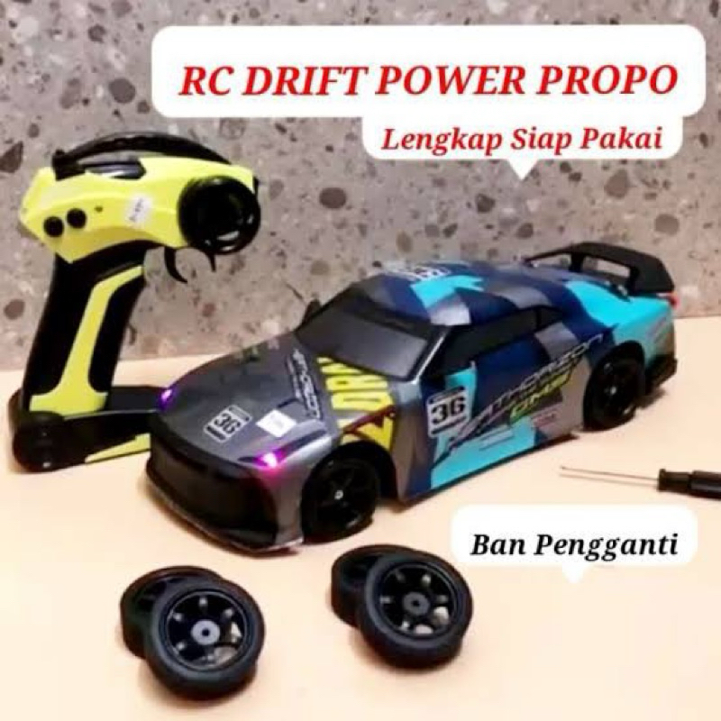 Mobil Remote Control RC DRIFT PROPO Offroad 4WD 2,4Ghz