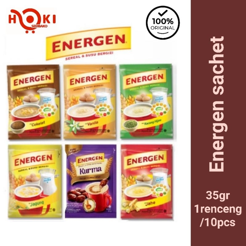 

Energen Sachet 35gr/1renceng(10pcs)