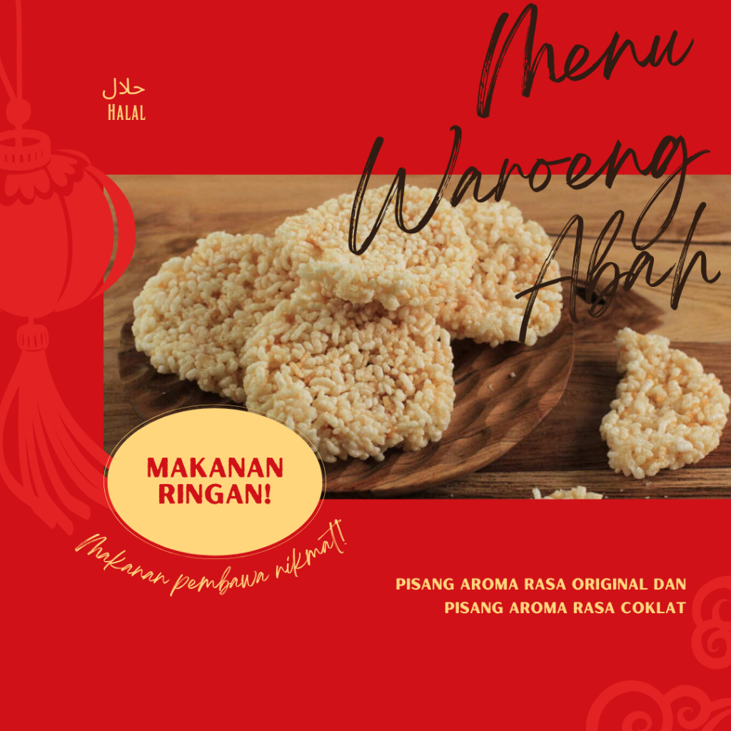 

Rengginang / Ranginang Terasi 500gram Renyah!!