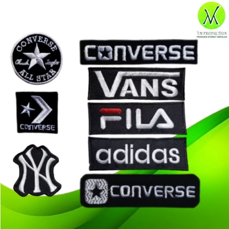 Patch Bordir | Patch | Emblem Bordir | Emblem Bordir Converse Adidas Vans