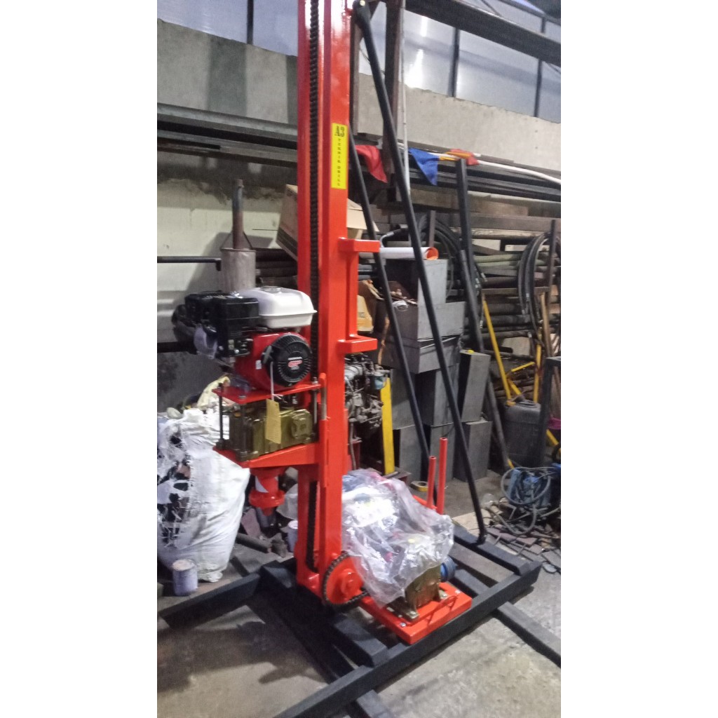 Mesin bor sumur powerig engkol