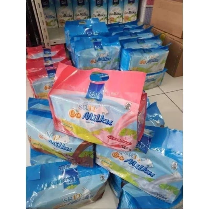 

Go milku SR12 pouch isi 40pcs susu kambing etawa halal sr12