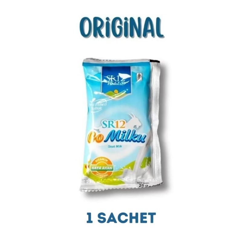 

Go milku SR12 sachet 25gr ecer 1pcs original susu kambing etawa halal