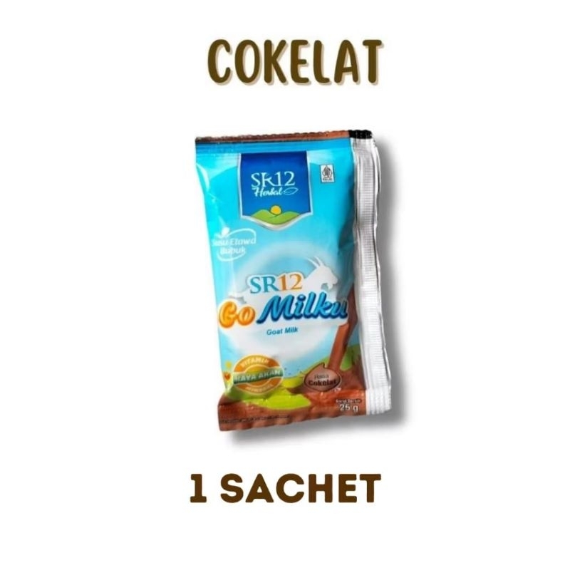 

Go milku SR12 sachet 25gr ecer 1pcs coklat susu kambing etawa premium meningkatkan kesehatan tubuh