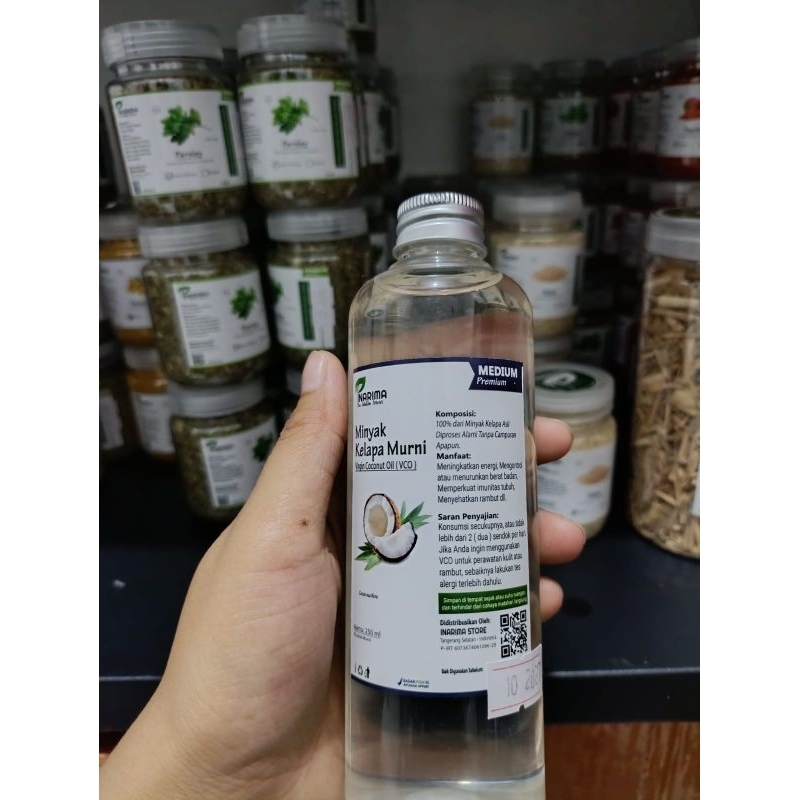 

VCO Minyak Kelapa Virgin Coconut Oil Murni 500ml KEMASAN PREMIUM