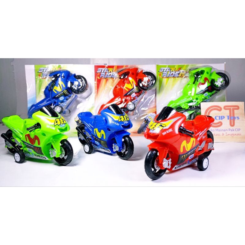 MAINAN ANAK TERMURAH / MOTOR GP PULLBACK/MOTOR GP 288 RODA 4 PULLBACK