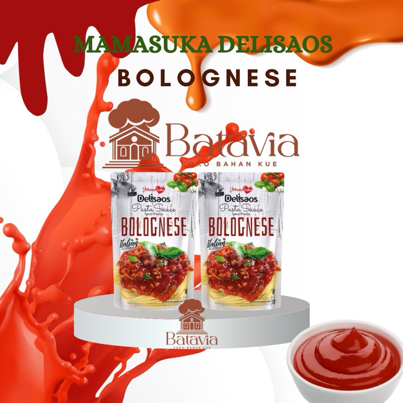 

MamaSuka - Bolognese 315 gr | Saus Pasta Bolognase 315gr Mamasuka Delisaos