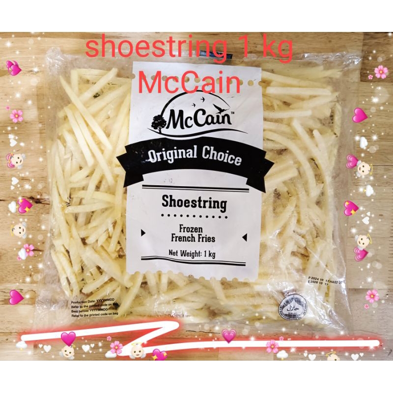

MCCAIN KENTANG GORENG SHOESTRING & CRINKLE 1kg