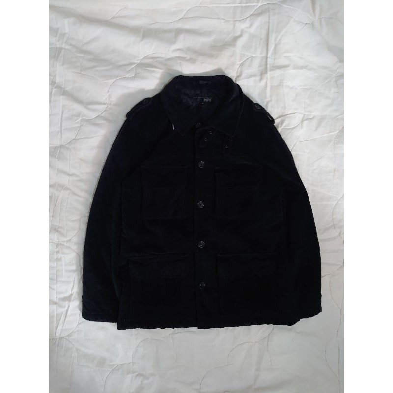 jacket vintage parka Japan MFE Suede shearling