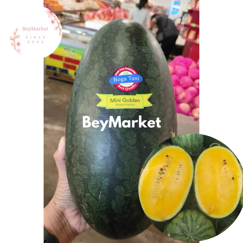 

Semangka Baby Bogatani Kuning | Mini Golden Watermelon | Pcs