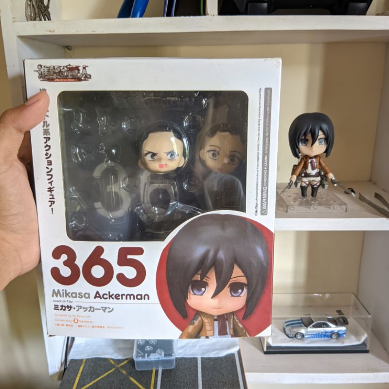 Nendoroid 365 Mikasa Ackerman Anime Attack On Titan / Action Figure Mikasa AOT / Mainan AOT mikasa A