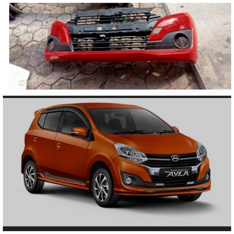 bemper depan ayla 2019
