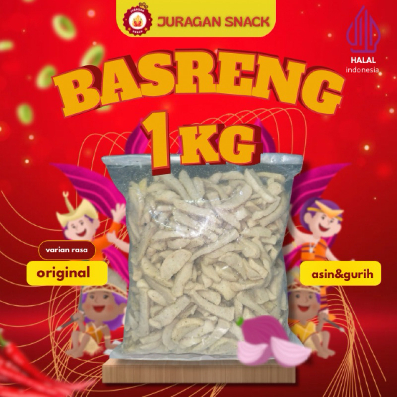 

jurangansnack - Basreng 1Kg Ori Daun Jeruk Asin & Gurih