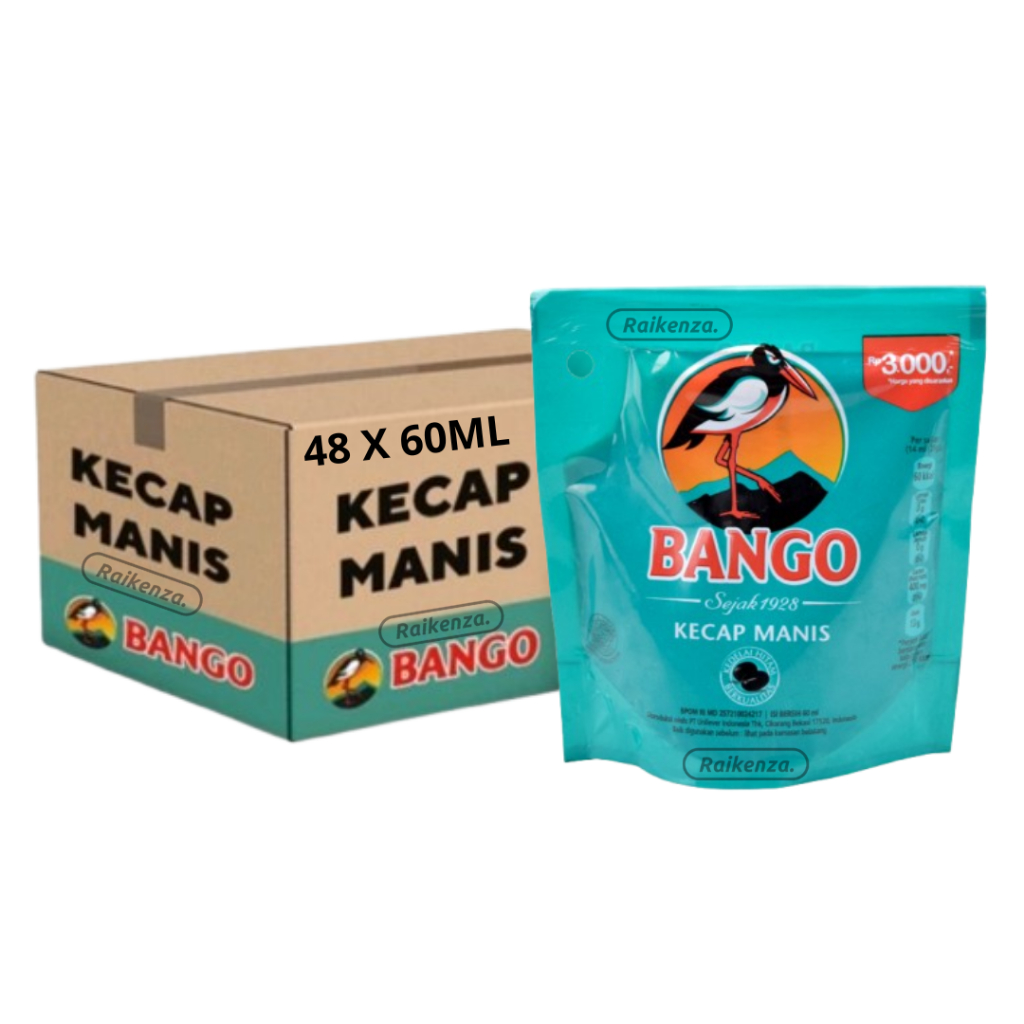 

Kecap Manis Bango Refill 1 Dus Pouch 60ml/77gr Isi 48 Pcs Kecap Manis Serbaguna