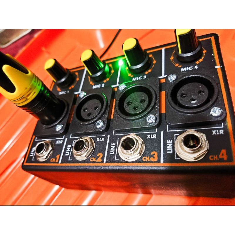 PARALEL MIC 4 INPUT 1 OUT PASIF PARALEL MIC 8 INPUT 1 OUT AKTIF PENGUAT SINYAL MIC