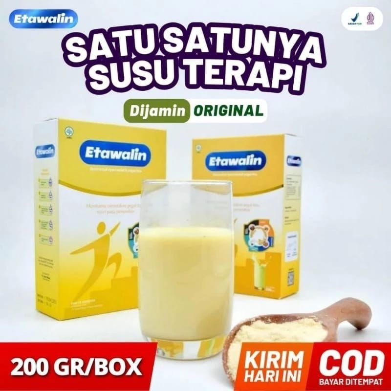 

Etawalin Asli 100% Original Susu Kambing Etawa Mengobati Tulang sendi BPOM