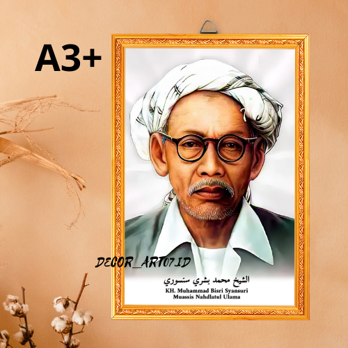 KH. Muhammad Bisri Syansuri Foto Habib-Ulama/Hiasan Dinding Rumah/Wall Decor/Dekorasi Kamar