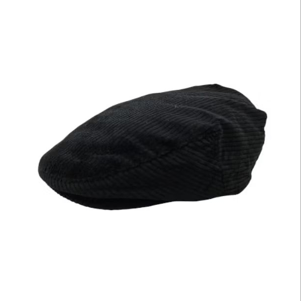 Topi klasik Ivycap Corduroy Hitam topi vintage premier