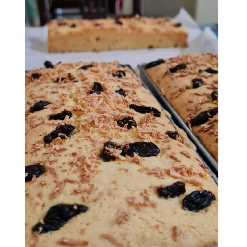 

Cake/bolu tape keju kismis