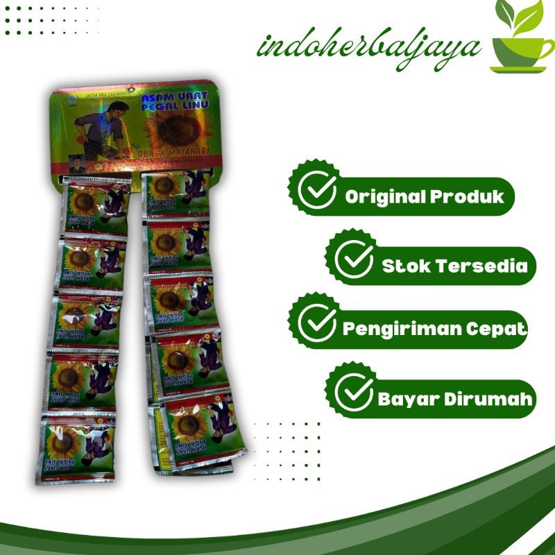 

bunga matahari kapsul asam urat original 1 hanger