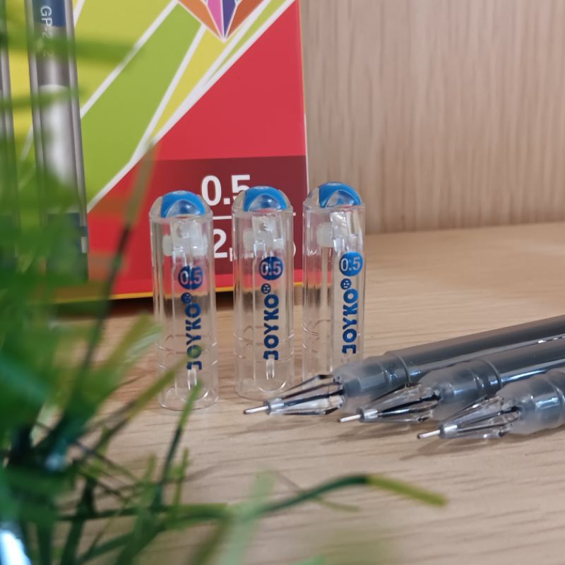 

[12 Pcs / 1 Pack] JOYKO Gel Pen i-DIAMOND - GP 212 TINTA BIRU