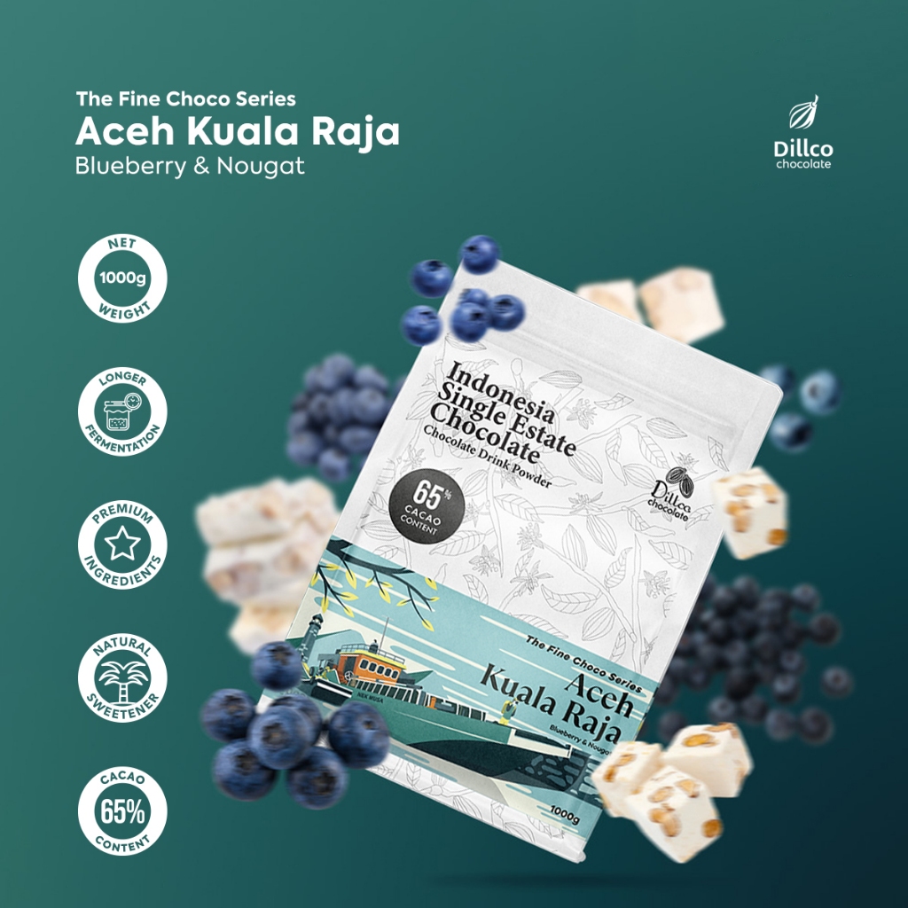 

Dillco Chocolate ACEH KUALA RAJA Fine Choco Series 200gr