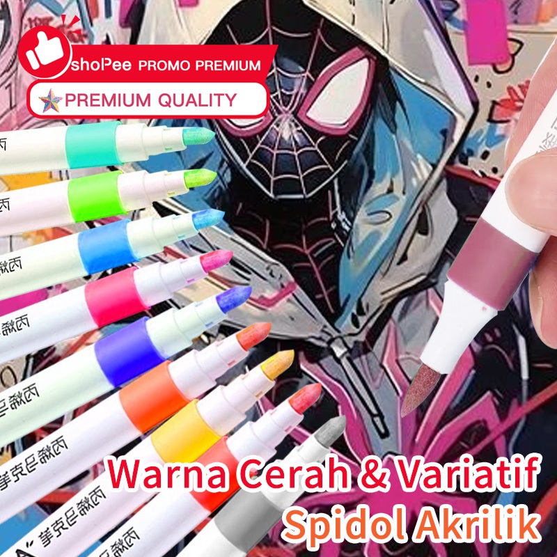 

【COD】Acrylic Marker Set Spidol Akrilik DIY Painting Spidol Pastel Pulpen Highlight Drawing Warna