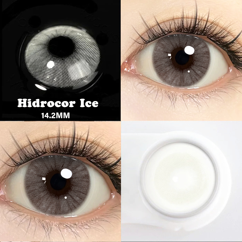 (COD+AKL)Softlens No Ring Softlens grey  softlens 14.0-14.2mm Normal lens Free Lens case