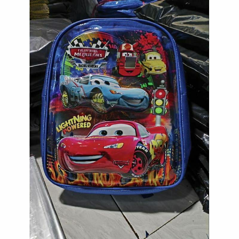tas anak sekolah|TK|PAUD| KARAKTER MOBIL balap
